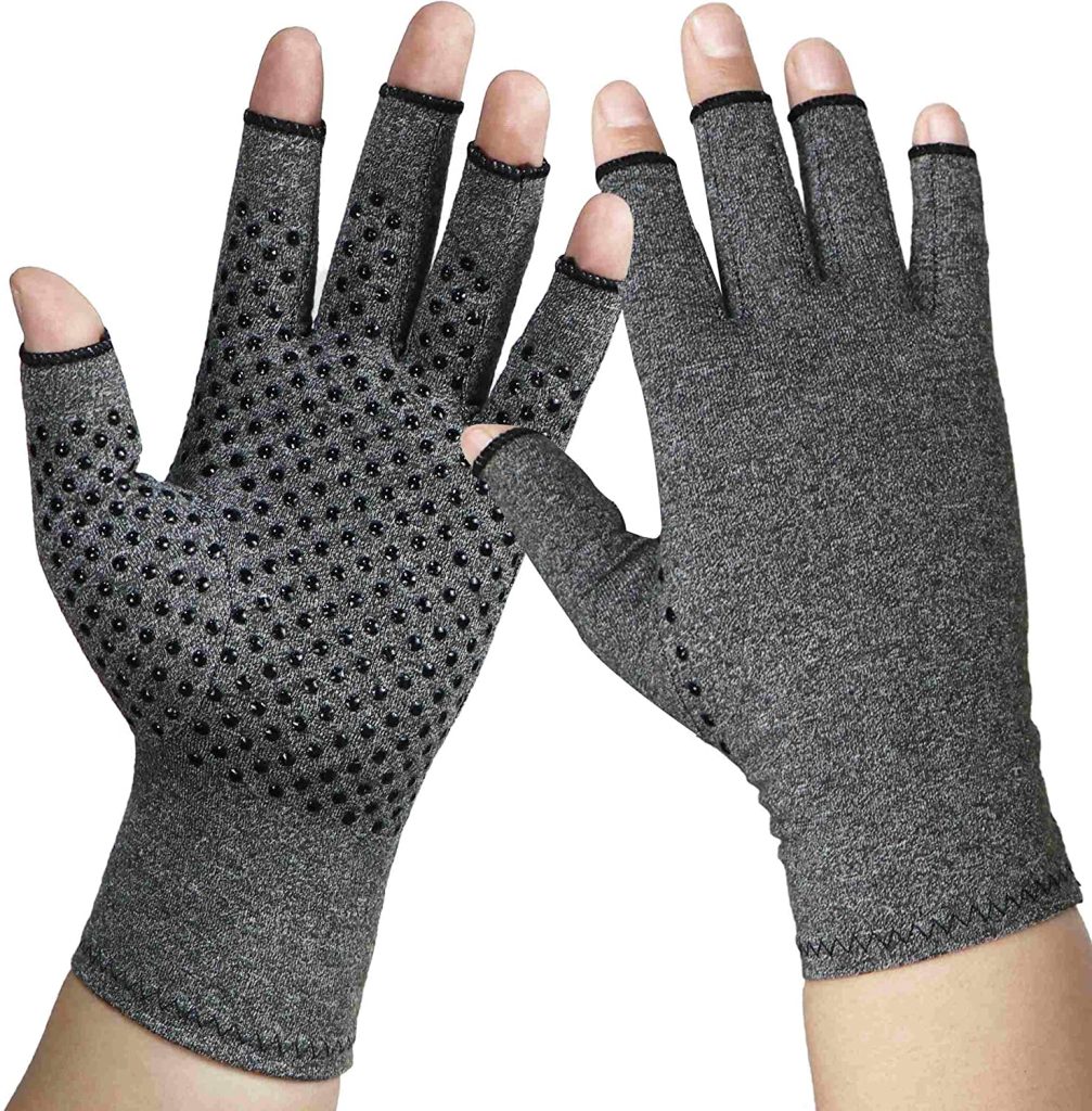 Premium Copper Compression Fingerless Glove | Cotton Glove Manufacturers