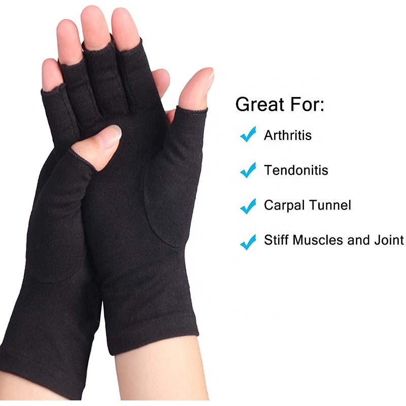 Fingerless Design Compression Gloves | Cotton Glove Manufacturers