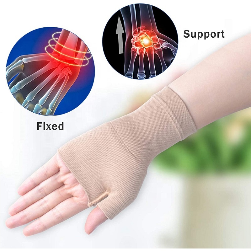 New Fingerless Relieve Compression Gloves | Cotton Glove Manufacturers