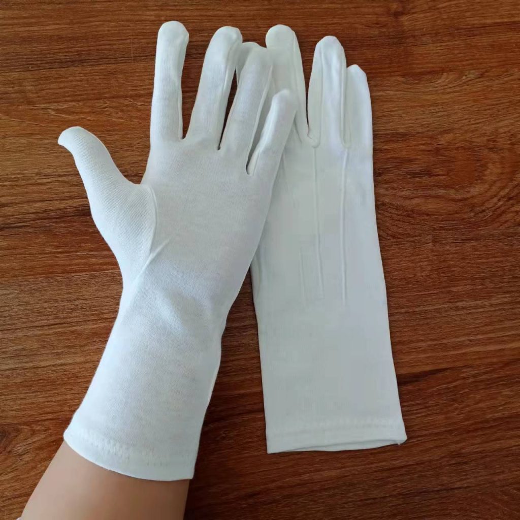 Extra Long Cotton Parade Gloves | Cotton Glove Manufacturers