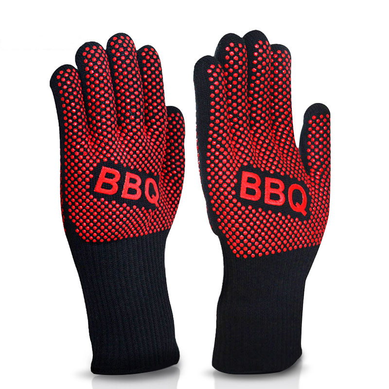 Long Heat Resistant Cotton BBQ Gloves | Cotton Glove Manufacturers